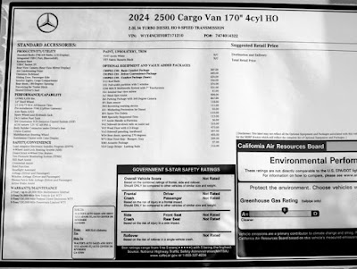 2024 Mercedes-Benz Sprinter Cargo Van
