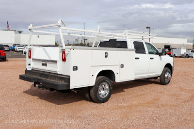 2024 RAM 3500 Crew Cab 4x4 9' DRW Knapheide Service Body with Rack