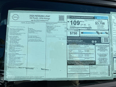 2025 Nissan Leaf SV Plus