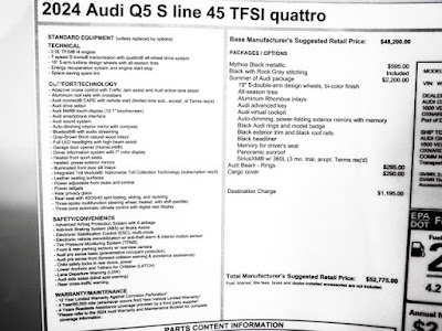 2024 Audi Q5 45 S line Premium