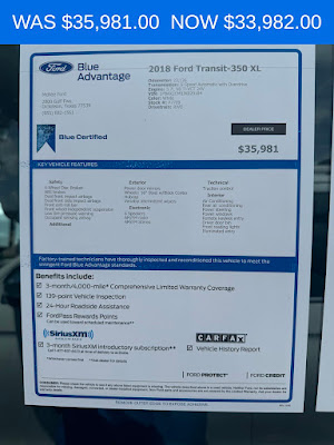 2018 Ford Transit-350 XL